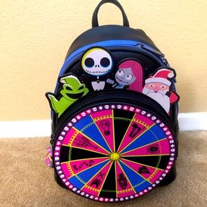Loungefly Nightmare Before Christmas Oogie Boogie Wheel Backpack